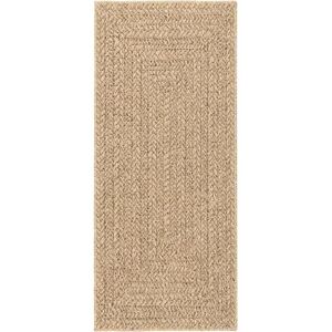 vidaXL Brown Jute Look Indoor Outdoor Rectangular Floor Carpet 80x200cm vidaXL Brown Jute Look Indoor Outdoor Rectangular Floor Carpet 80x200cm
