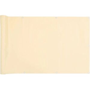 vidaXL Garden Privacy Screen Cream 600x120 cm PVC - Privacy Screen Fence vidaXL Garden Privacy Screen Cream 600x120 cm PVC - Privacy Screen Fence