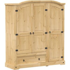vidaXL 151,5x52x170cm Massief Dennen Harde Kast vidaXL 151,5x52x170cm Massief Dennen Harde Kast