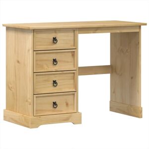 vidaXL Coiffeuse Corona 104x47x75cm en bois massif - Coiffeuse - Publicité vidaXL Coiffeuse Corona 104x47x75cm en bois massif - Coiffeuse - Publicité