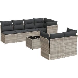 vidaXL 8-delige tuinmeubelset met opbergruimte vidaXL 8-delige tuinmeubelset met opbergruimte