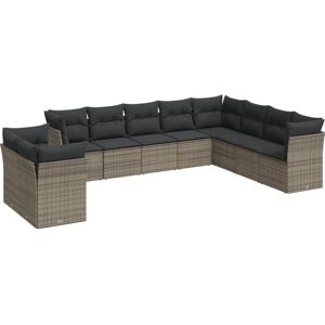 vidaXL 11-tlg. Garten-Sofagruppe mit Kissen - Gartenmöbel vidaXL 11-tlg. Garten-Sofagruppe mit Kissen - Gartenmöbel