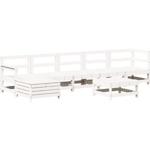 VidaXL 3250617 Gartenmöbel-Set - Lounge, Weiß VidaXL 3250617 Gartenmöbel-Set - Lounge, Weiß