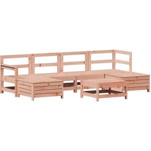 VidaXL 7-Piece Wooden Garden Sofa Set - Outdoor Furniture VidaXL 7-Piece Wooden Garden Sofa Set - Outdoor Furniture