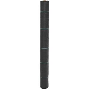 vidaXL Weed Membrane Garden Weed Barrier Fabric - 1x50 m Black vidaXL Weed Membrane Garden Weed Barrier Fabric - 1x50 m Black