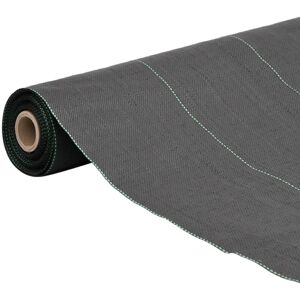 vidaXL Garden Weed Barrier Fabric - Black 2x10 m - Garden Weed Barrier Fabric vidaXL Garden Weed Barrier Fabric - Black 2x10 m - Garden Weed Barrier Fabric