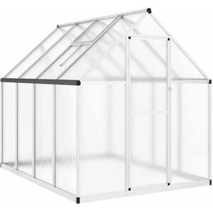 vidaXL Kas 224x169x195 cm Aluminium Zilver - Kas vidaXL Kas 224x169x195 cm Aluminium Zilver - Kas