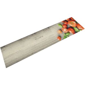 vidaXL Kitchen Rug Grey Velvet 60x300 cm - Kitchen Rug vidaXL Kitchen Rug Grey Velvet 60x300 cm - Kitchen Rug