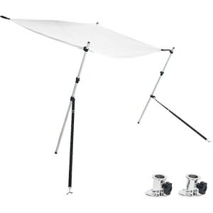 vidaXL T-Top Cieniverlängerung Weiß 170x170x(113-182,5) cm - Bootsonnenschutz vidaXL T-Top Cieniverlängerung Weiß 170x170x(113-182,5) cm - Bootsonnenschutz