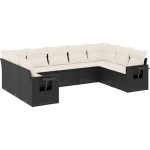VidaXL Tuinmeubelset - Beige, Zwart, Crème - Tuin, Terras, Patio VidaXL Tuinmeubelset - Beige, Zwart, Crème - Tuin, Terras, Patio