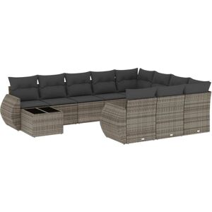 vidaXL Bancă de Exterior din Ratan și Sticlă Temprată - Set de Mobilier de Grădină vidaXL Bancă de Exterior din Ratan și Sticlă Temprată - Set de Mobilier de Grădină