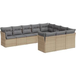 VidaXL 3218219 Beiges modulares Gartenset - Gartenmöbel VidaXL 3218219 Beiges modulares Gartenset - Gartenmöbel
