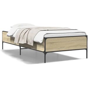 vidaXL Sonoma Oak Bed Frame - 90x200 cm - Durable & Modern vidaXL Sonoma Oak Bed Frame - 90x200 cm - Durable & Modern