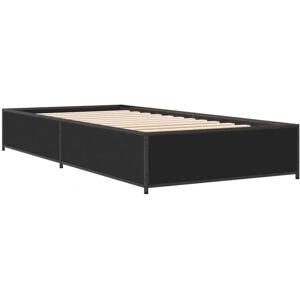 vidaXL Bed Frame Black 90x190 cm - Bed Type vidaXL Bed Frame Black 90x190 cm - Bed Type