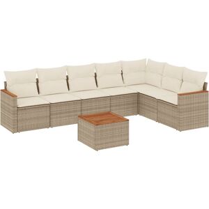 VidaXL Outdoor Möbelset - Modular, Beige - Gartenmöbel VidaXL Outdoor Möbelset - Modular, Beige - Gartenmöbel