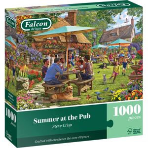 Falcon de luxe Summer at the Pub 1000 pc Puzzle - Jigsaw Puzzle Falcon de luxe Summer at the Pub 1000 pc Puzzle - Jigsaw Puzzle