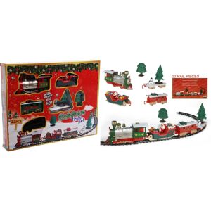 Carrefour Weihnachtliches Zugset mit Licht und Ton - Spielzeug Carrefour Weihnachtliches Zugset mit Licht und Ton - Spielzeug
