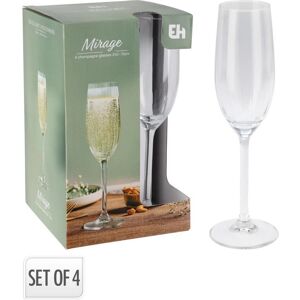 K-design Kieliszki do szampana - Zestaw 4, 21 cl, Pudełko prezentowe K-design Kieliszki do szampana - Zestaw 4, 21 cl, Pudełko prezentowe