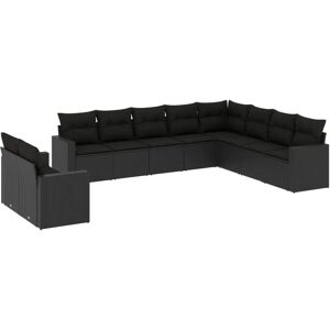 vidaXL Gartensofa-Set - Langlebiges Rattan, Wasserfeste Stauraum vidaXL Gartensofa-Set - Langlebiges Rattan, Wasserfeste Stauraum
