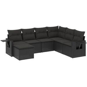 vidaXL Gartenmöbel-Set - Beige, Schwarz, Modulär - Outdoormöbel vidaXL Gartenmöbel-Set - Beige, Schwarz, Modulär - Outdoormöbel