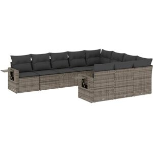 vidaXL Tuinmeubelset - Grijs, Beige, Modulair vidaXL Tuinmeubelset - Grijs, Beige, Modulair