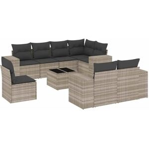 VidaXL Havemøbel-Set - Beige, 3 Dele VidaXL Havemøbel-Set - Beige, 3 Dele