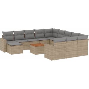 vidaXL Gartenset - Beige, Modular, UV-beständig - Gartenmöbel vidaXL Gartenset - Beige, Modular, UV-beständig - Gartenmöbel