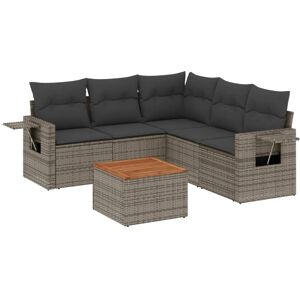 vidaXL 6-tlg. Gartenmöbel-Set Grau vidaXL 6-tlg. Gartenmöbel-Set Grau