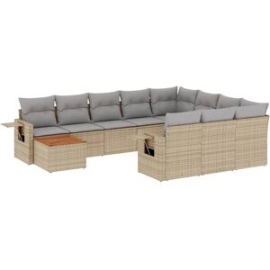 vidaXL Outdoor Möbel-Set - Modular Gartensofa Beige vidaXL Outdoor Möbel-Set - Modular Gartensofa Beige