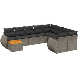 vidaXL Gartenset - Beige, Modular, UV-beständig vidaXL Gartenset - Beige, Modular, UV-beständig