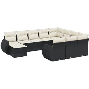 VidaXL Gartenmöbel-Set - Robust Poly-Rattan, modulares Design, inklusive Kissen VidaXL Gartenmöbel-Set - Robust Poly-Rattan, modulares Design, inklusive Kissen