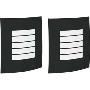 vidaXL Wall Lights 2 pcs Modern Black Indoor IP44 vidaXL Wall Lights 2 pcs Modern Black Indoor IP44