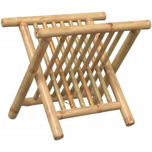 vidaXL Bamboo Magazine Rack 42x30.5x34.5 cm - Magazine Rack vidaXL Bamboo Magazine Rack 42x30.5x34.5 cm - Magazine Rack