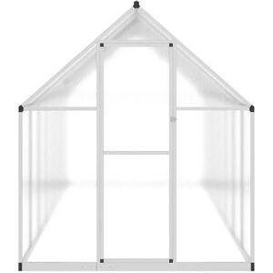 vidaXL Greenhouse with Base Frame Silver - Greenhouse vidaXL Greenhouse with Base Frame Silver - Greenhouse