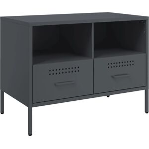 vidaXL 843046 Anthrazit Stahl TV-Schrank - TV-Unterhaltungseinheit vidaXL 843046 Anthrazit Stahl TV-Schrank - TV-Unterhaltungseinheit