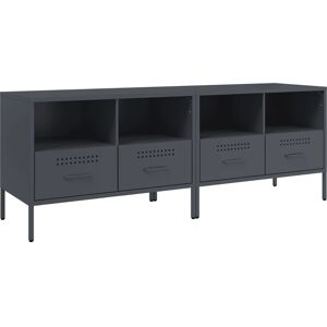 vidaXL 843047 TV cabinet - Industrial style, Steel, 2 pcs vidaXL 843047 TV cabinet - Industrial style, Steel, 2 pcs
