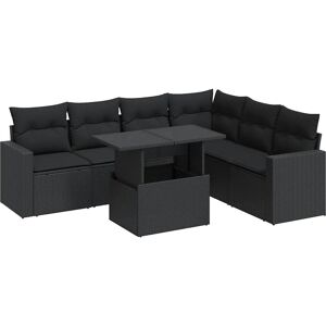 vidaXL Gartenmöbel-Set - Schwarz vidaXL Gartenmöbel-Set - Schwarz