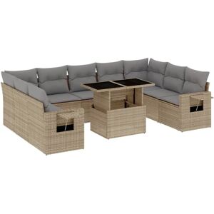 vidaXL Outdoor Möbelset - Robuste modulare Gartensofa mit Kissen vidaXL Outdoor Möbelset - Robuste modulare Gartensofa mit Kissen