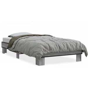 vidaXL 845870 Bettgestell Sonoma-Grau - Bettgestell vidaXL 845870 Bettgestell Sonoma-Grau - Bettgestell