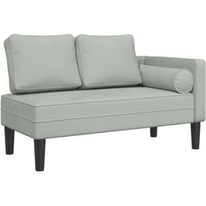 Vidaxl Sofa Fløjl Grå Model 616478 Vidaxl Sofa Fløjl Grå Model 616478