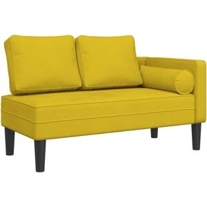 Vidaxl - Sofa med Fløjl Puder Gul - 384281 Vidaxl - Sofa med Fløjl Puder Gul - 384281