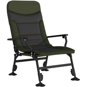 vidaXL Udendørstol - Stål & Grøn - Holdbar & Bærbar vidaXL Udendørstol - Stål & Grøn - Holdbar & Bærbar