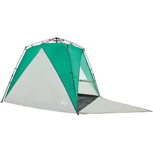 vidaXL Beach Tent 4-Person Camping Tent Sea Green - Waterproof vidaXL Beach Tent 4-Person Camping Tent Sea Green - Waterproof