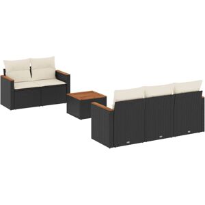 vidaXL Gartenmöbel-Set - Beige, 6-teilig, modular vidaXL Gartenmöbel-Set - Beige, 6-teilig, modular