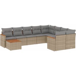 vidaXL Gartenmöbel-Set - Langlebiges PE-Rattan, 110kg Kapazität vidaXL Gartenmöbel-Set - Langlebiges PE-Rattan, 110kg Kapazität