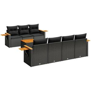VidaXL Gartenset - Schwarz - 8 Teile VidaXL Gartenset - Schwarz - 8 Teile