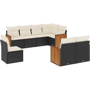 vidaXL Gartenmöbel-Set - Beige, 8 Teile vidaXL Gartenmöbel-Set - Beige, 8 Teile