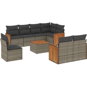 vidaXL Gartenmöbel-Set - Robustes Rattan-Polyester - Modulares Design vidaXL Gartenmöbel-Set - Robustes Rattan-Polyester - Modulares Design