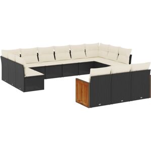 vidaXL Gartenset - Schwarz - Modular - Gartenmöbel vidaXL Gartenset - Schwarz - Modular - Gartenmöbel
