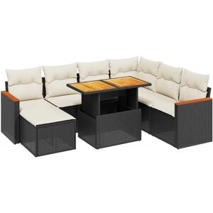 vidaXL Gartenmöbel-Set - Langlebiges Poly Rattan - Für 8 Personen vidaXL Gartenmöbel-Set - Langlebiges Poly Rattan - Für 8 Personen
